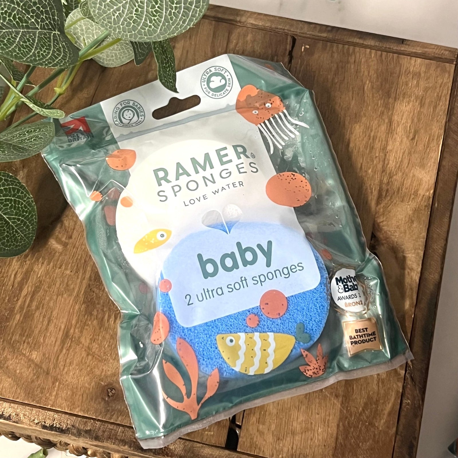 Ramer Twin Pack Baby Sponge