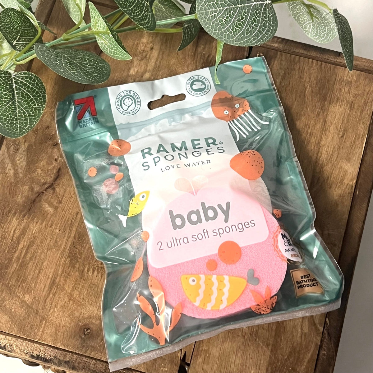 Ramer Twin Pack Baby Sponge