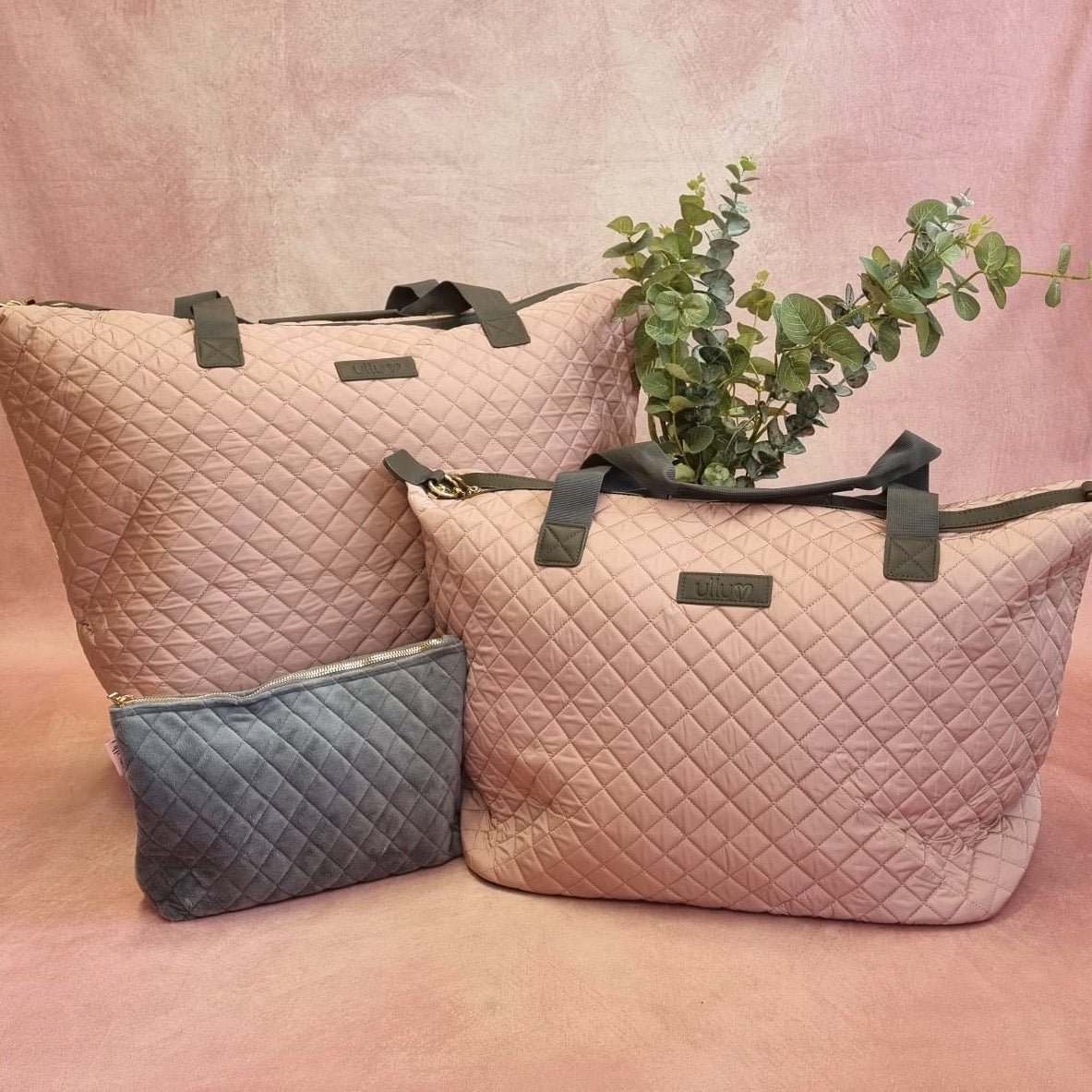 Signature Bag Set - Dusky Pink ☘️