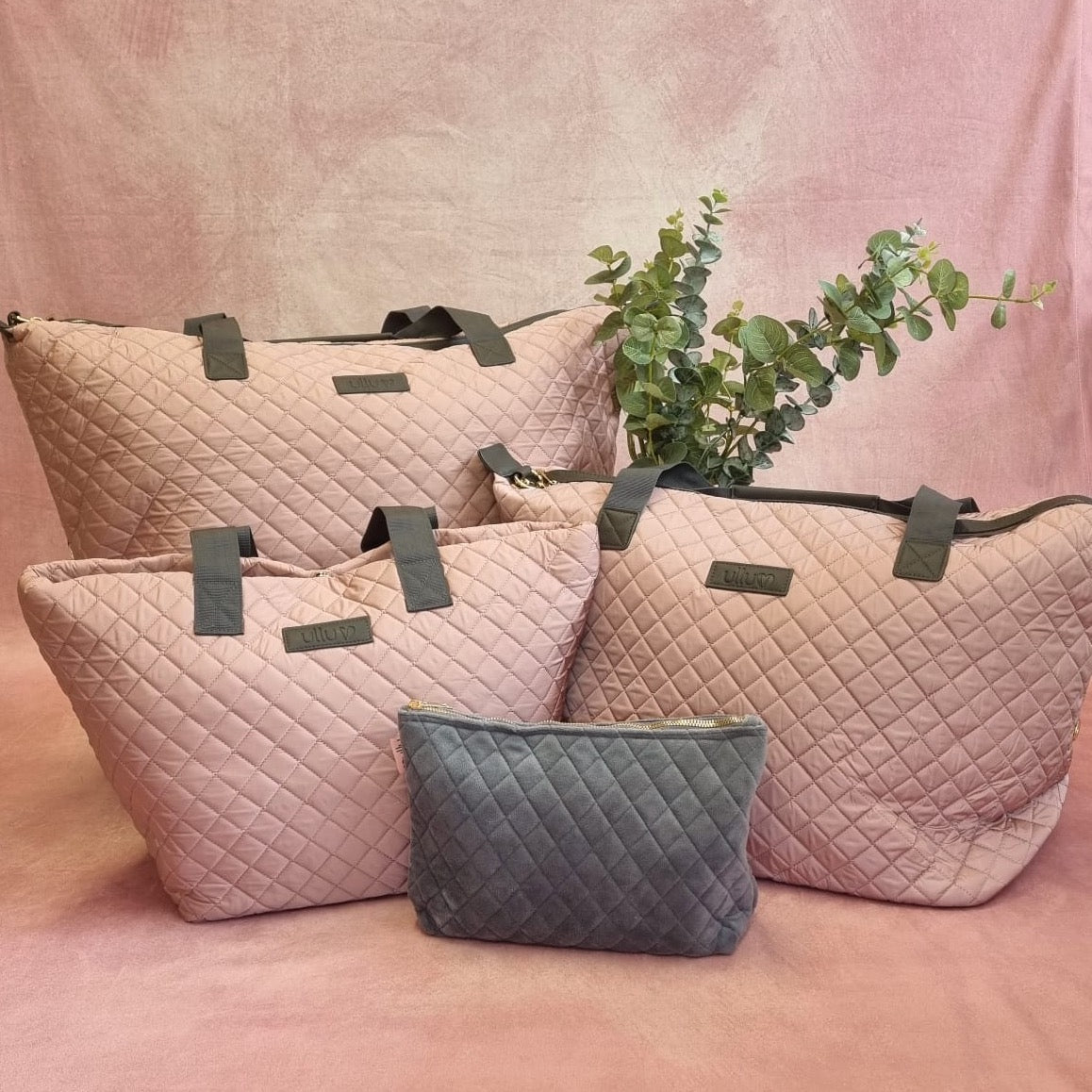 Signature Bag Set - Dusky Pink ☘️