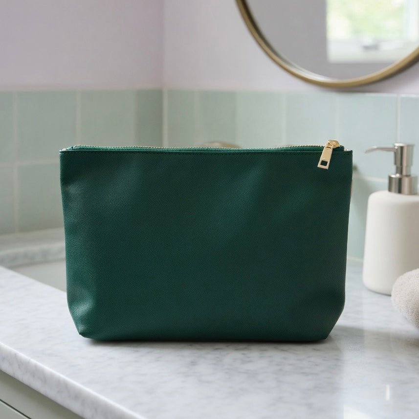Signature Cosmetic Bag - Racing Green