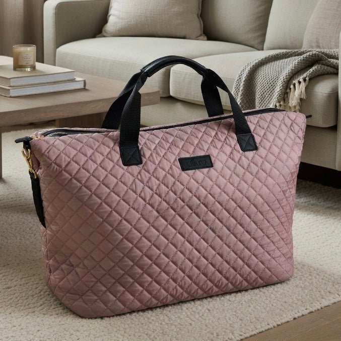 Signature Large Holdall - Dusky Pink