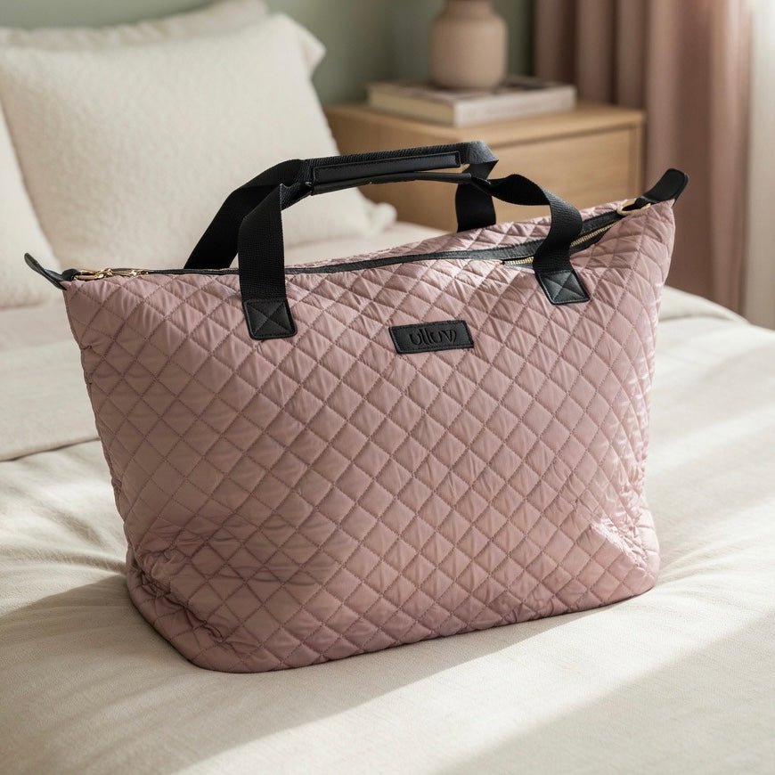 Signature Medium Holdall - Dusky Pink