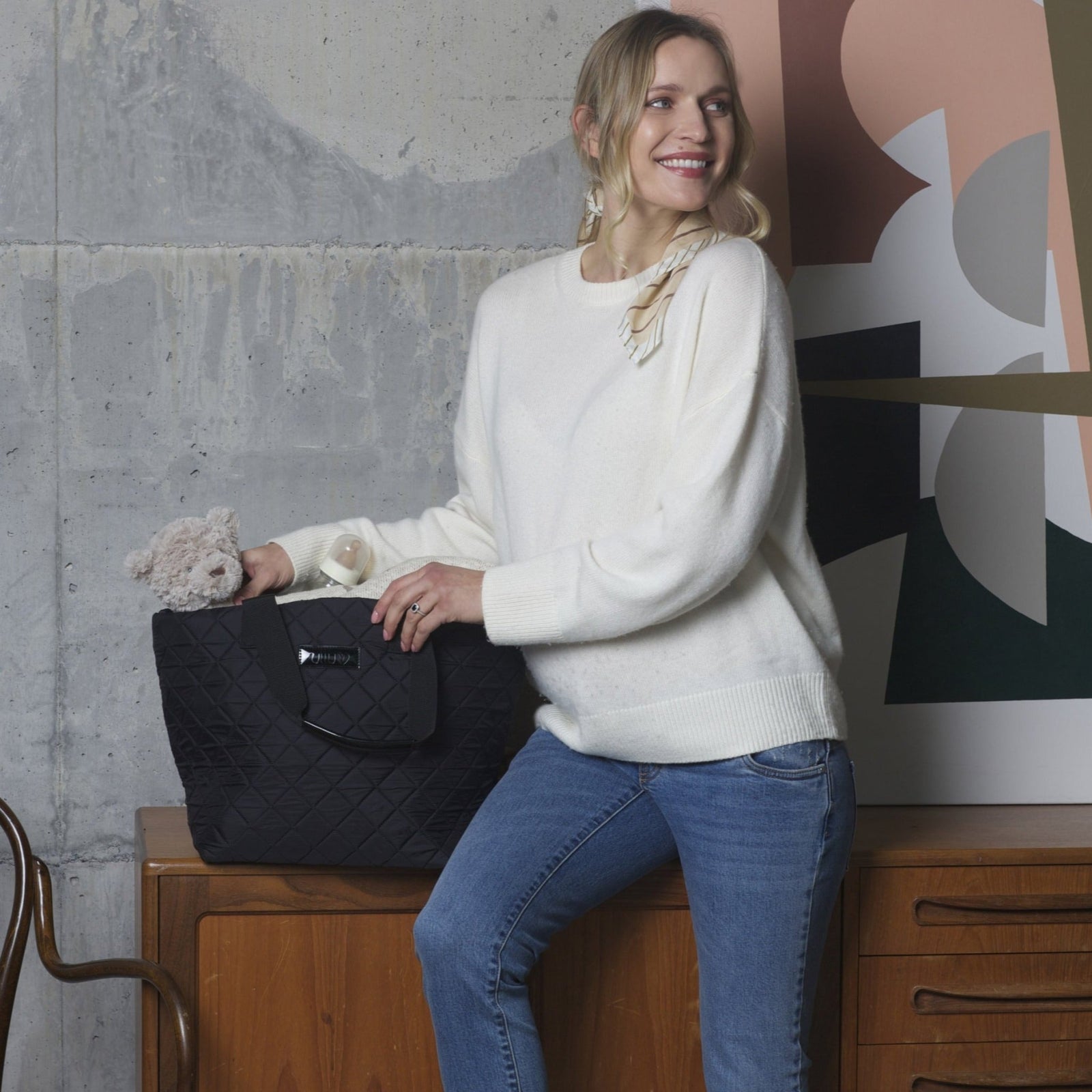 Signature Tote - Midnight Black