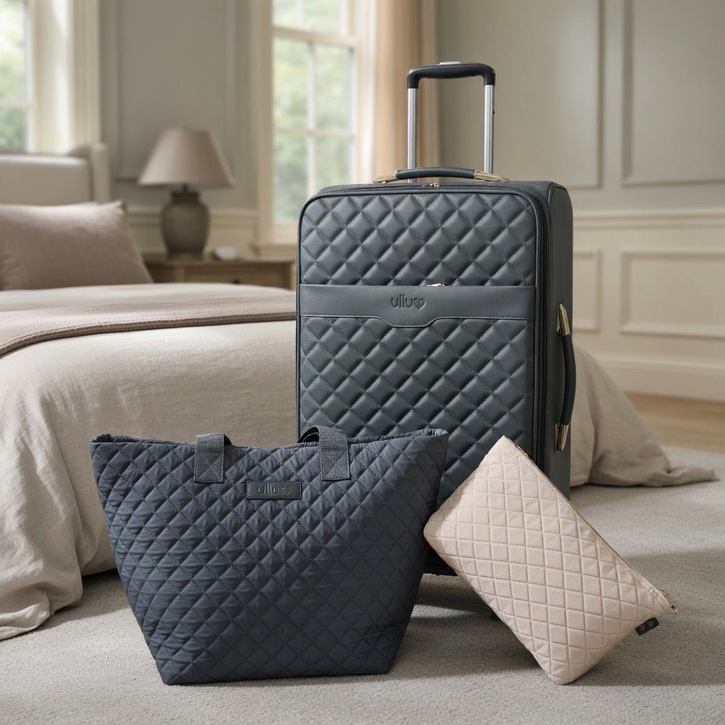 Signature Wheelie Case Set - Dark Grey ☘️