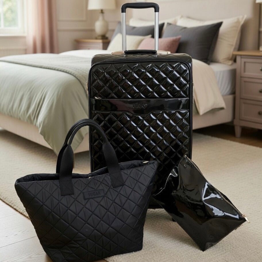 Signature Wheelie Case Set - Midnight Black ☘️