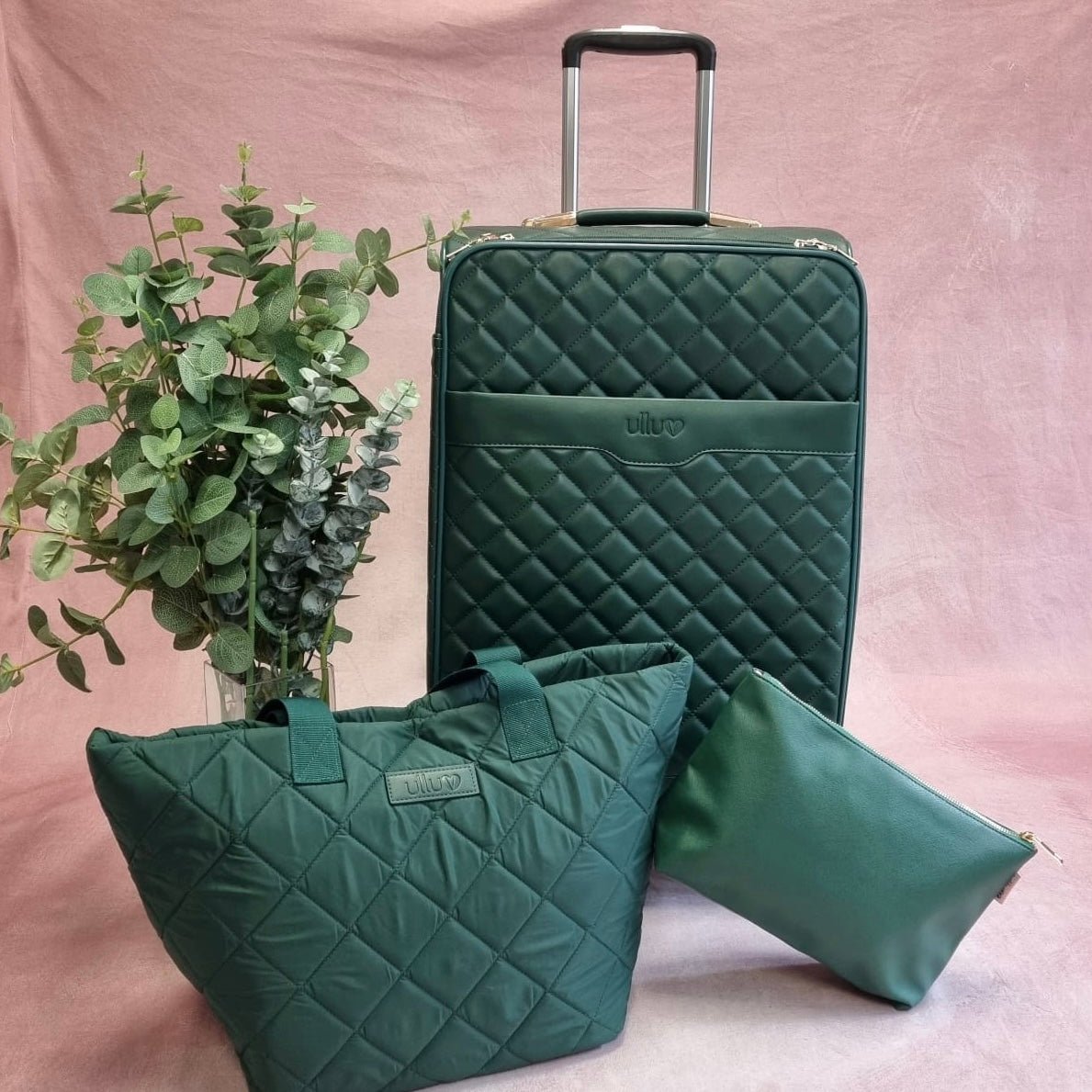 Signature Wheelie Case Set - Racing Green ☘️