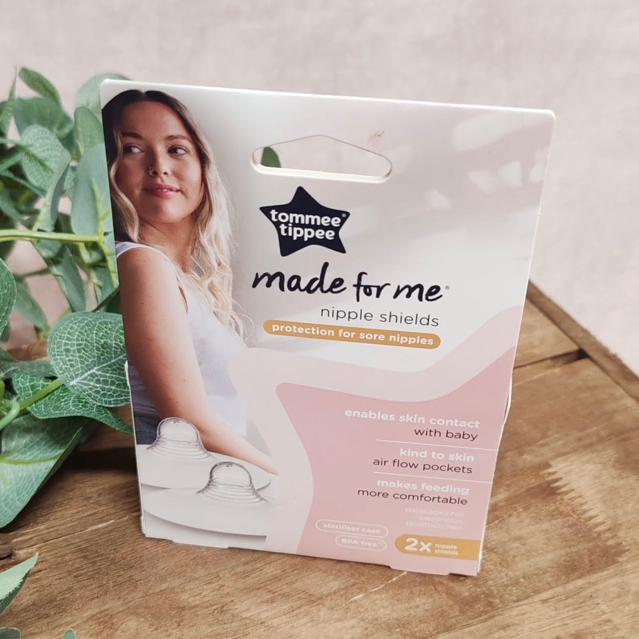 Tommee Tippee Silicone Nipple Shields (2 pack)