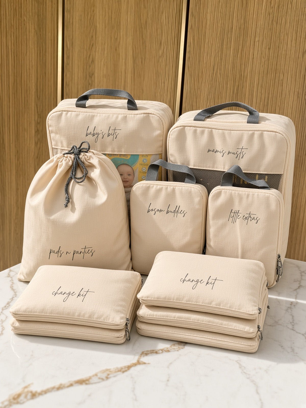 Ulluv NestPods - Premium Hospital Bag Packing Pods
