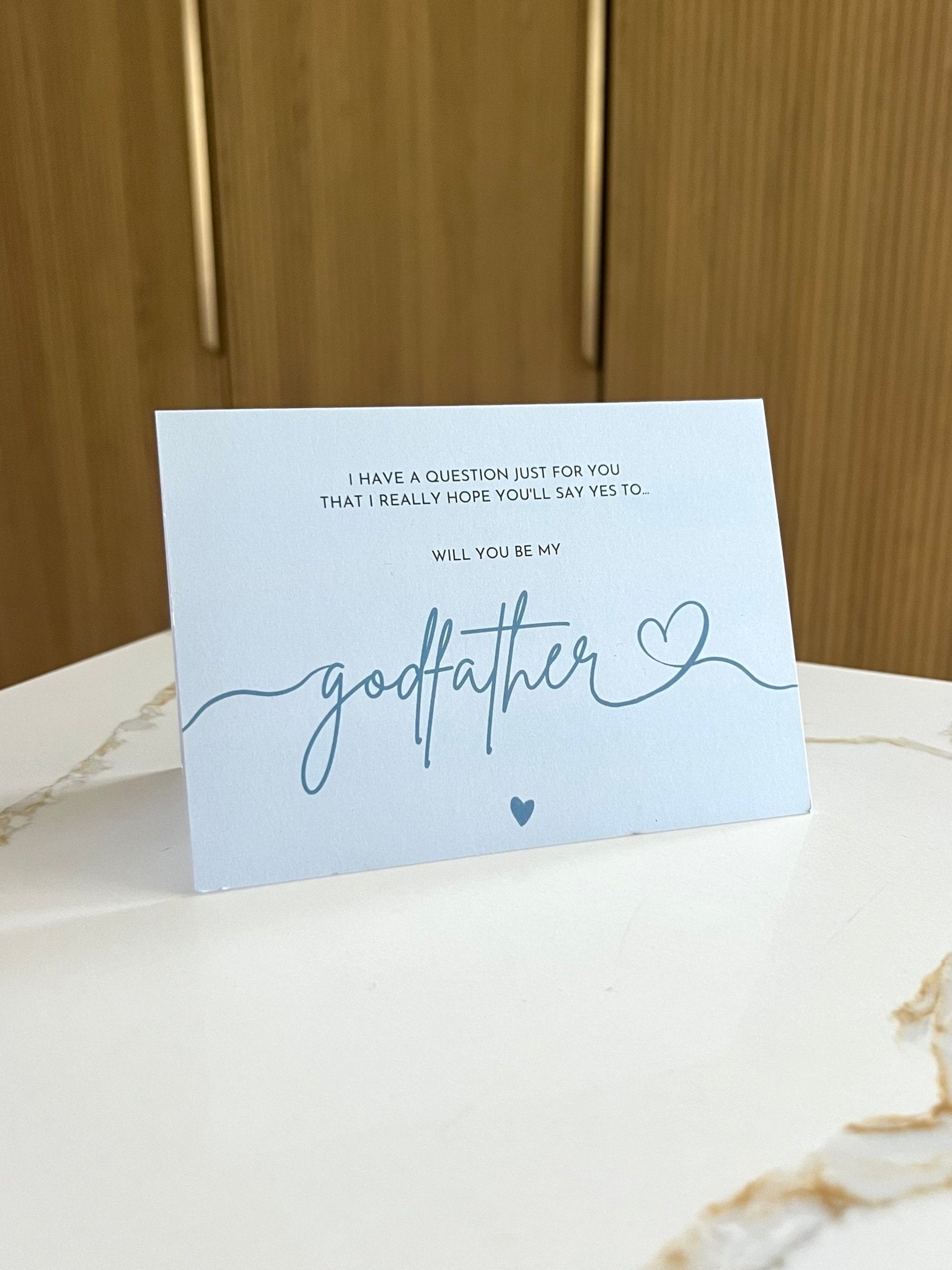 Ulluv "Will You Be My Godfather?" Greeting Card