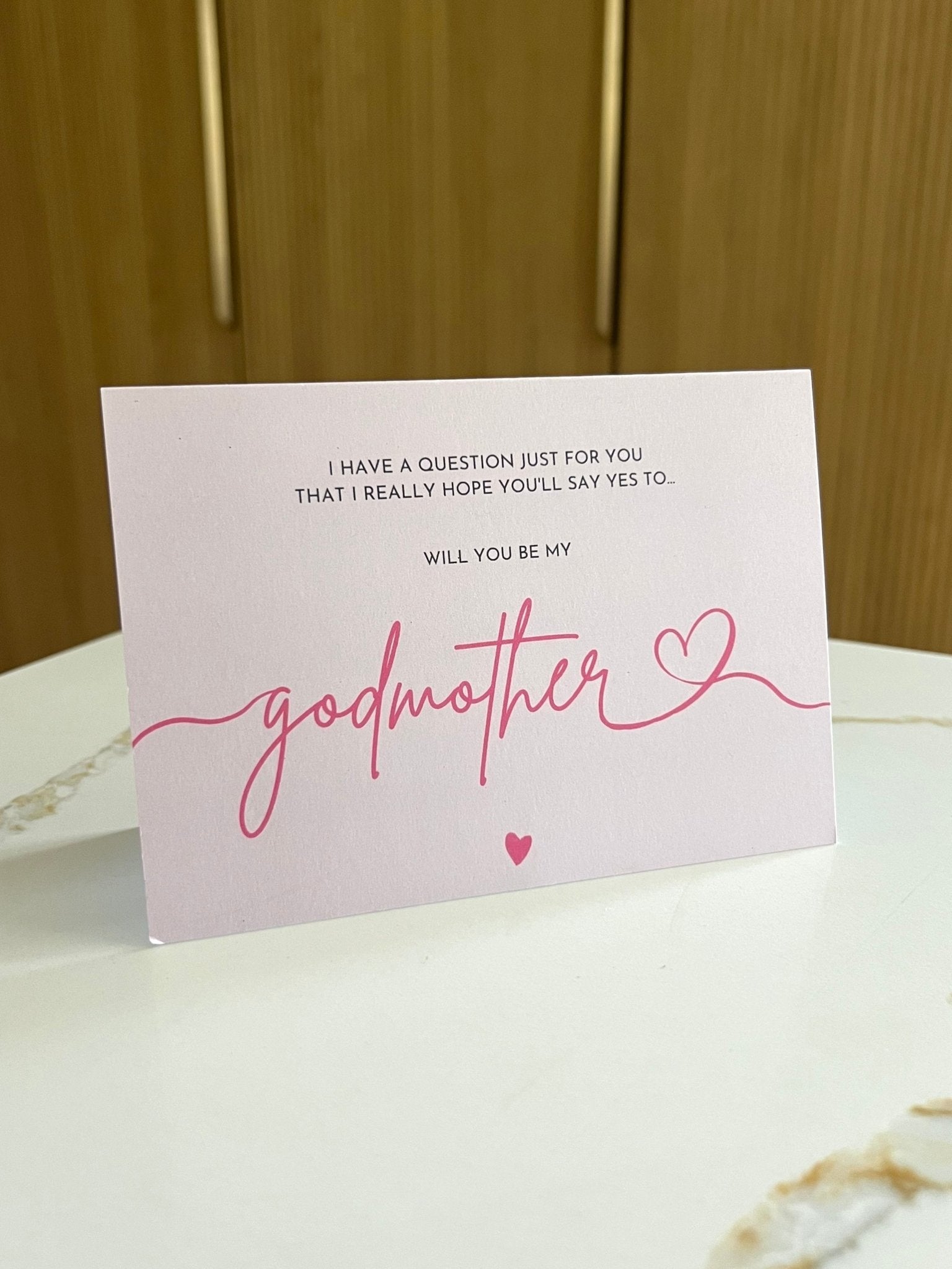 Ulluv "Will You Be My Godmother?" Greeting Card