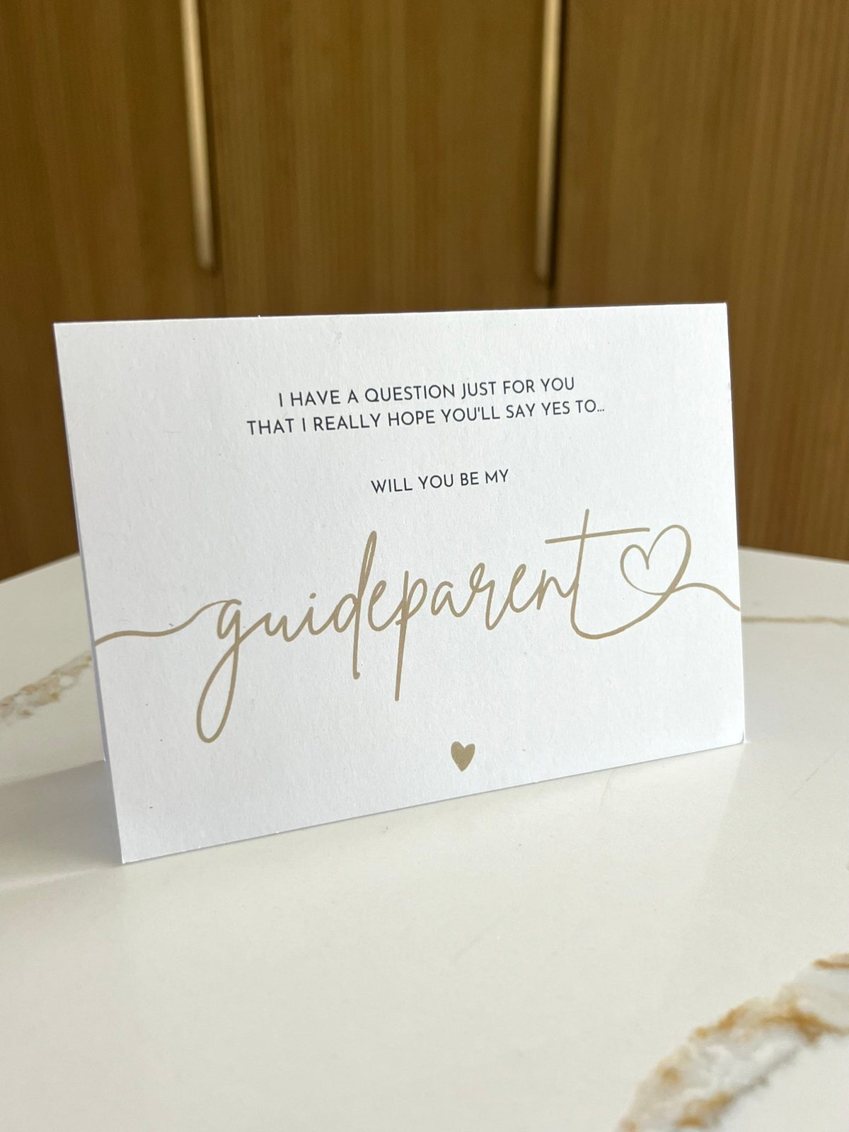 Ulluv "Will You Be My Guideparent?" Greeting Card ☘️