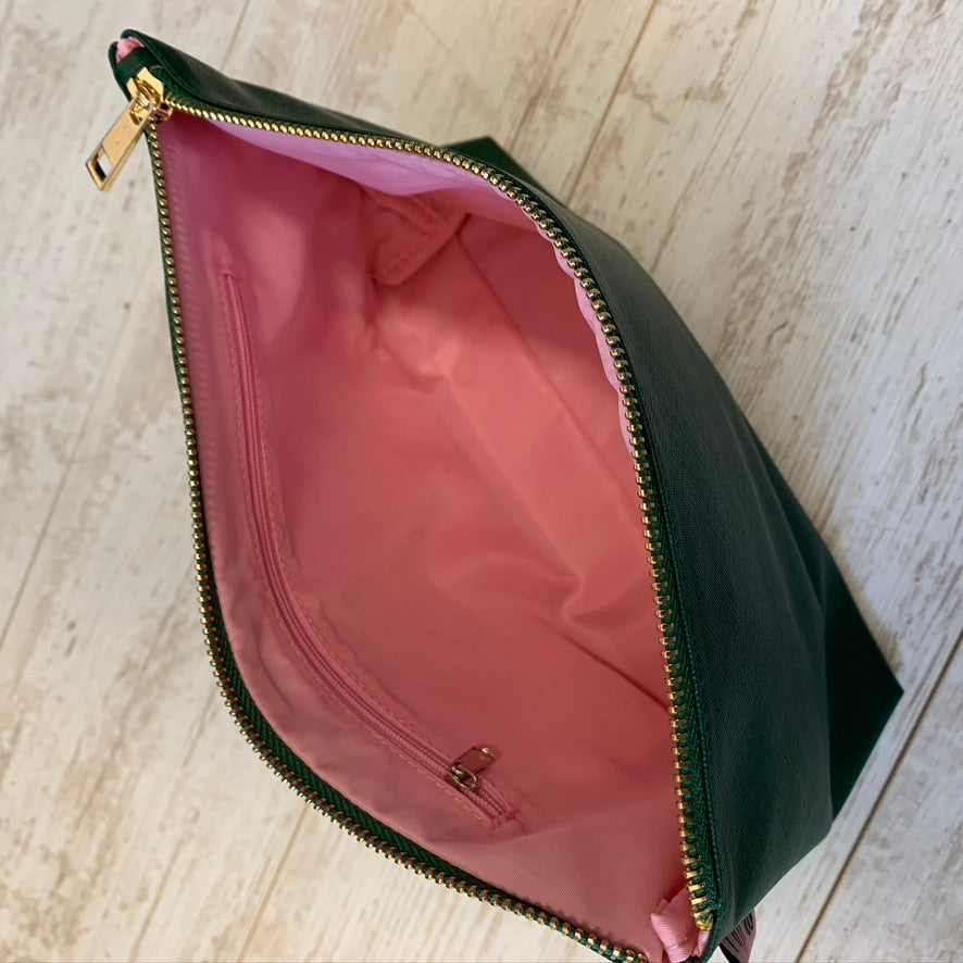 Signature Quilted Racing Green Bag Sets Ulluv Ltd