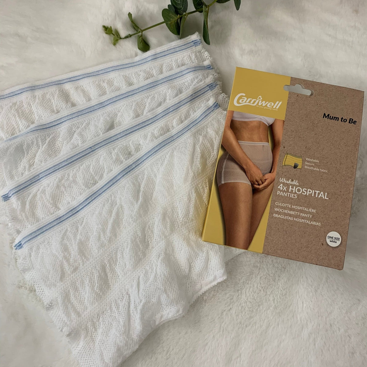 Carriwell Washable Hospital Panties (4 pack)