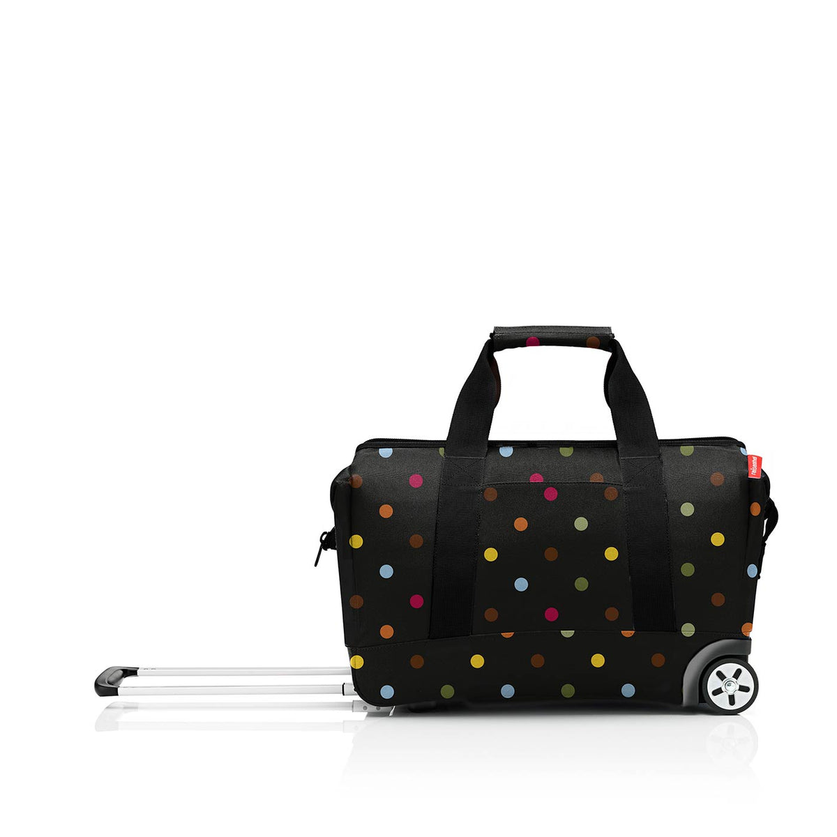 Classic Large Wheeled Holdall - Multicoloured Dots