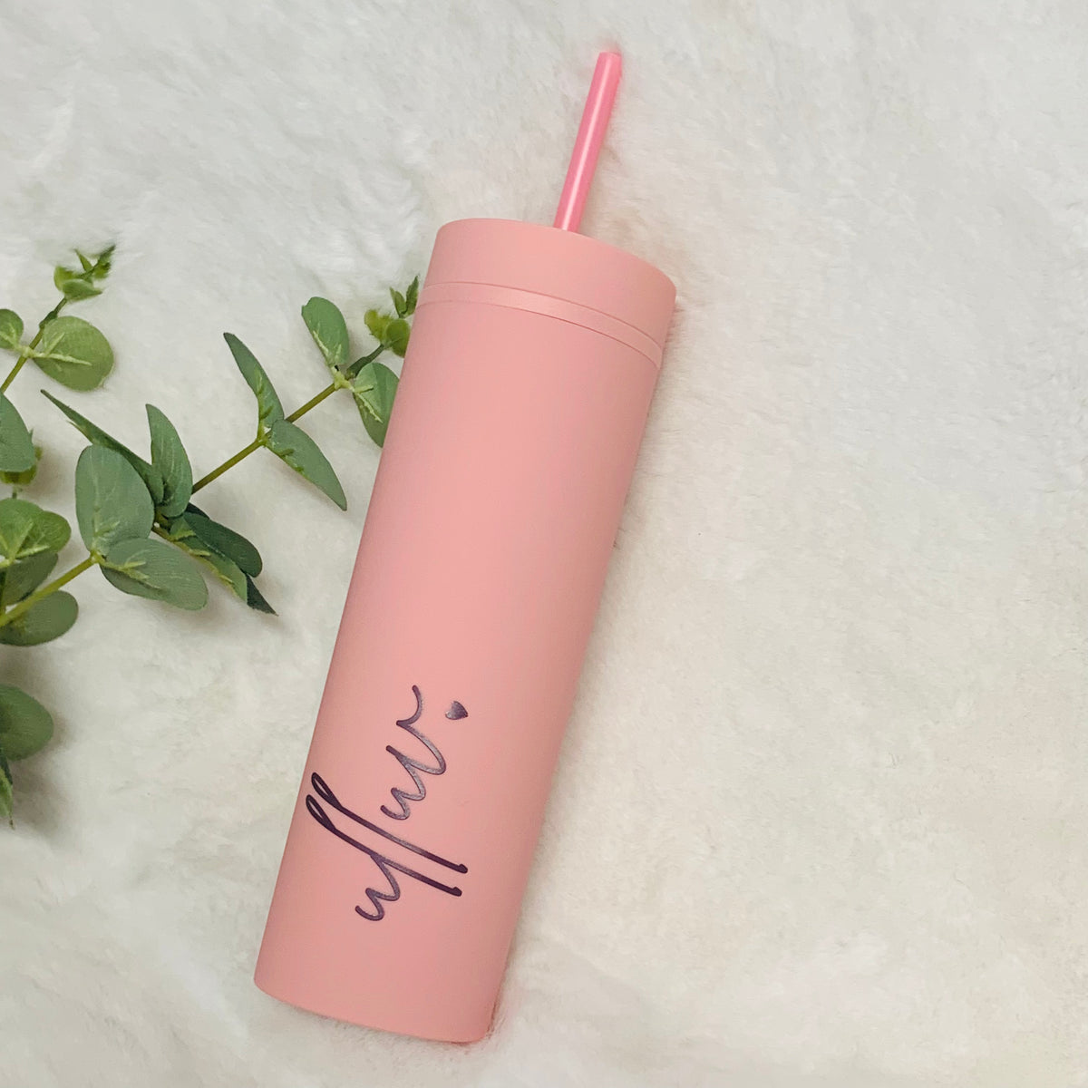 Ulluv 475ml Plastic Water Bottle with Lid &amp; Straw ☘️