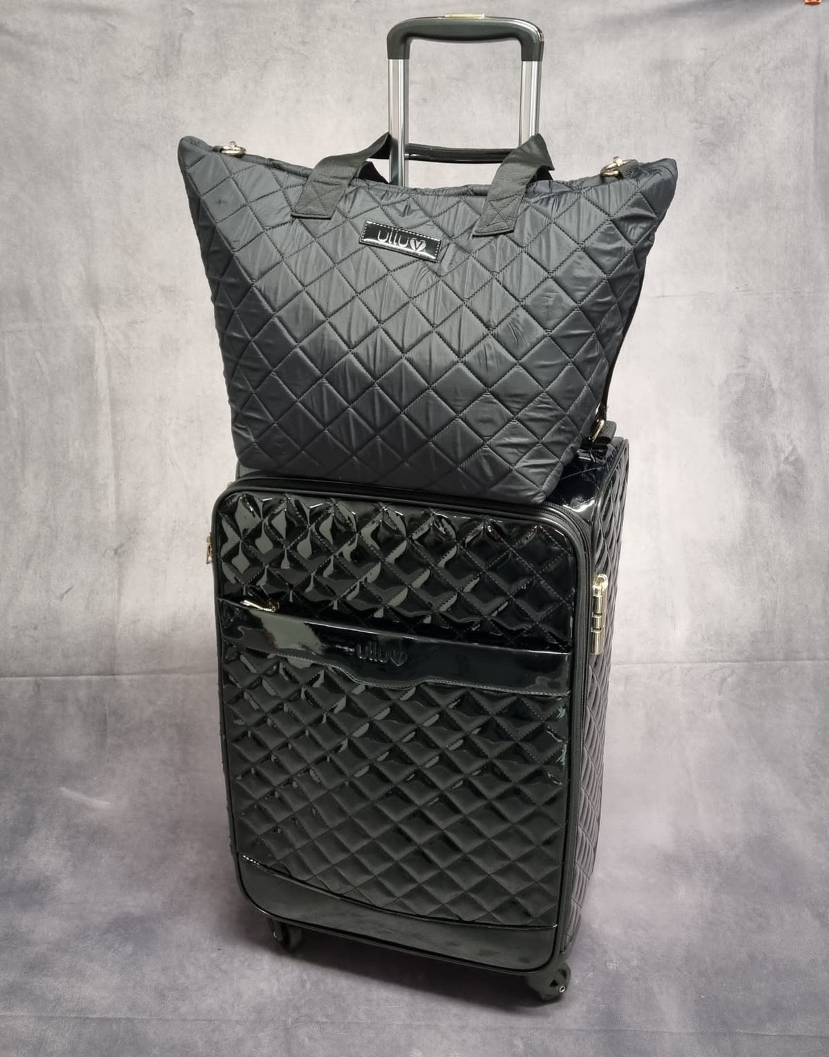 Signature Wheelie Case Set - Midnight Black ☘️