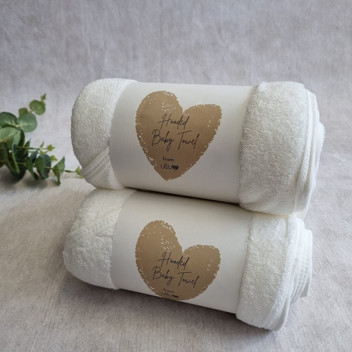 Ulluv Hooded Baby Towel ☘️